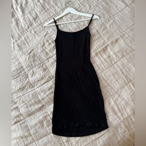 SKIMS Black Slip Dress